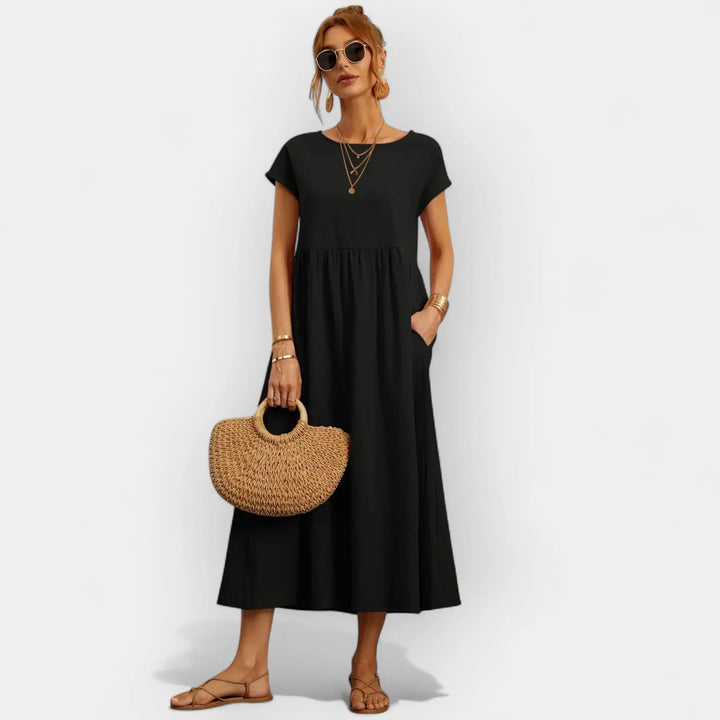 Lightweight Cotton Dress with Pockets Jasmine's Boutique Australia