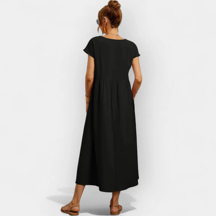 Lightweight Cotton Dress with Pockets Jasmine's Boutique Australia