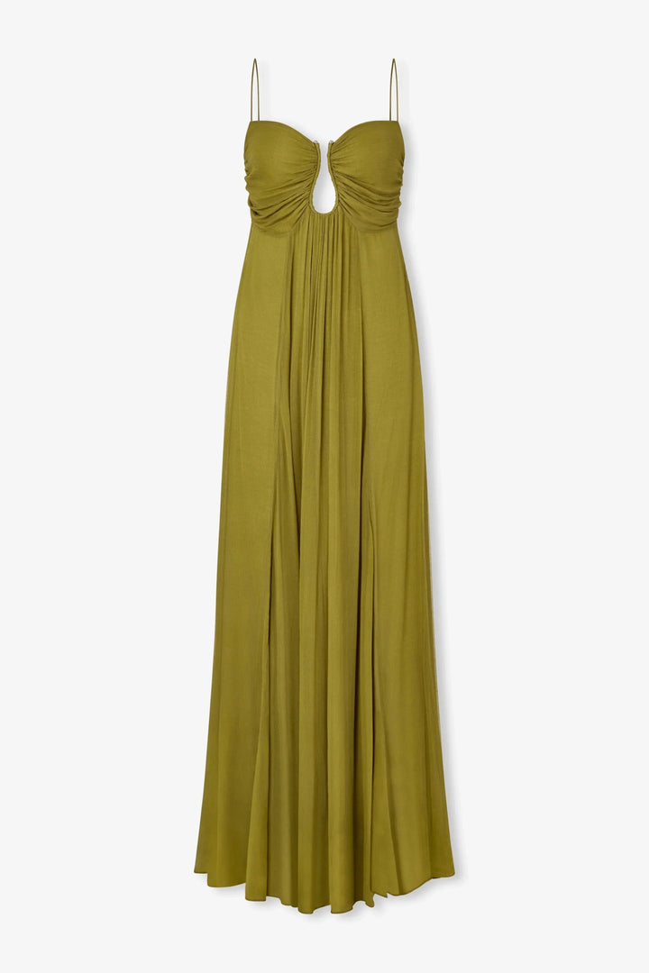 Olive Serenity Keyhole Maxi Dress Jasmine's Boutique Australia