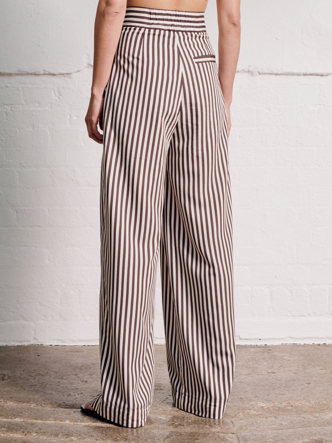 Nellie High Waisted Palazzo Trouser  Liora Lane Boutique Trousers