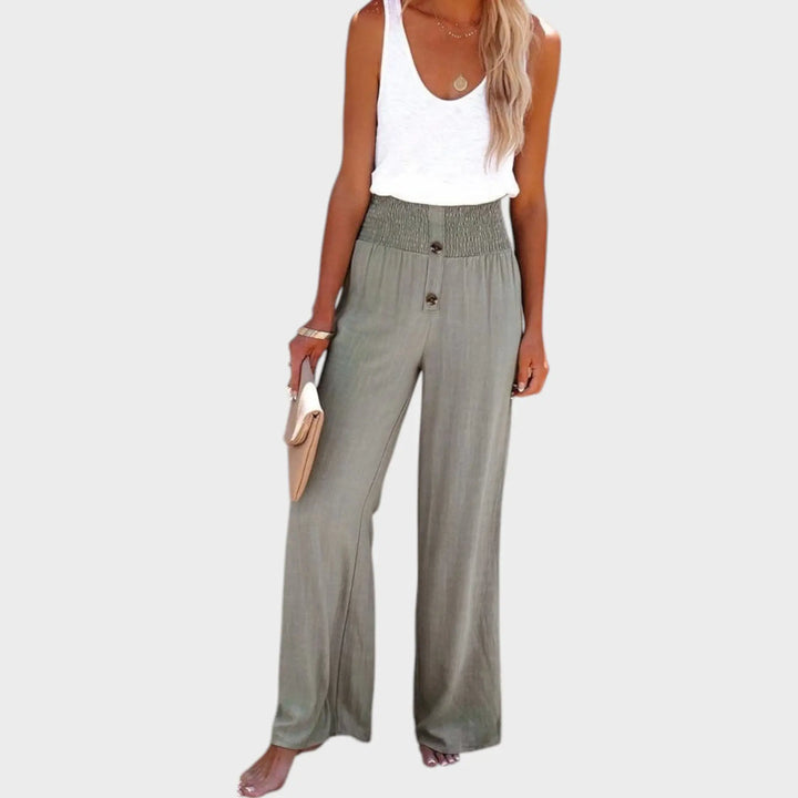 Sage Breeze High-Waist Pants Jasmine's Boutique Australia