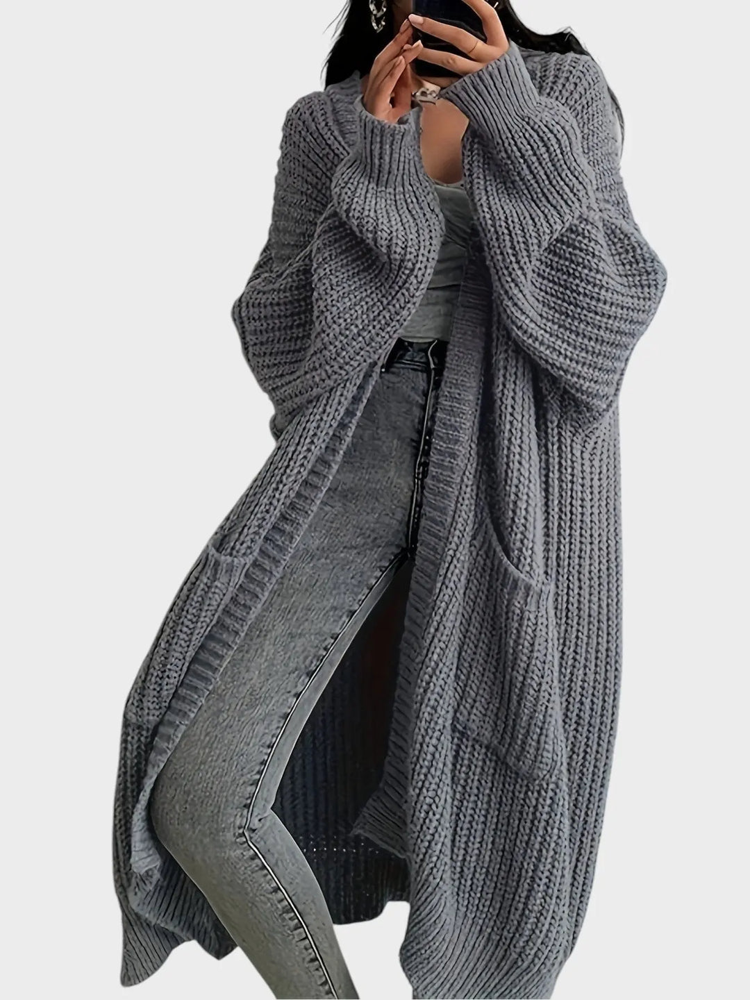 Sky Knit Oversized Longline Cardigan Jasmine's Boutique Australia