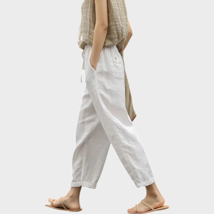 Serene Linen Drawstring Pants Jasmine's Boutique Australia