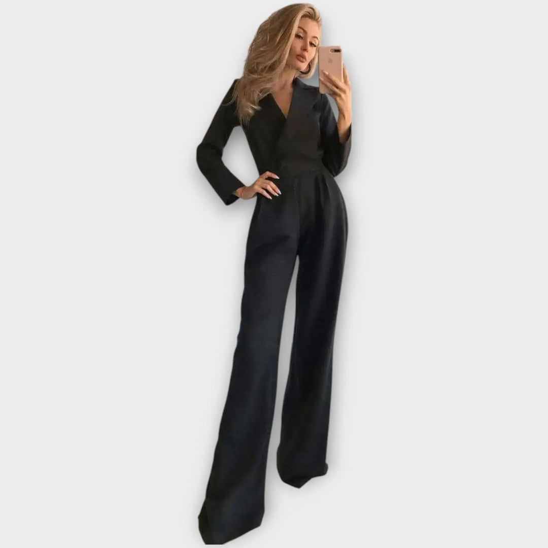 Elegant White Tailored Jumpsuit Jasmine's Boutique Australia