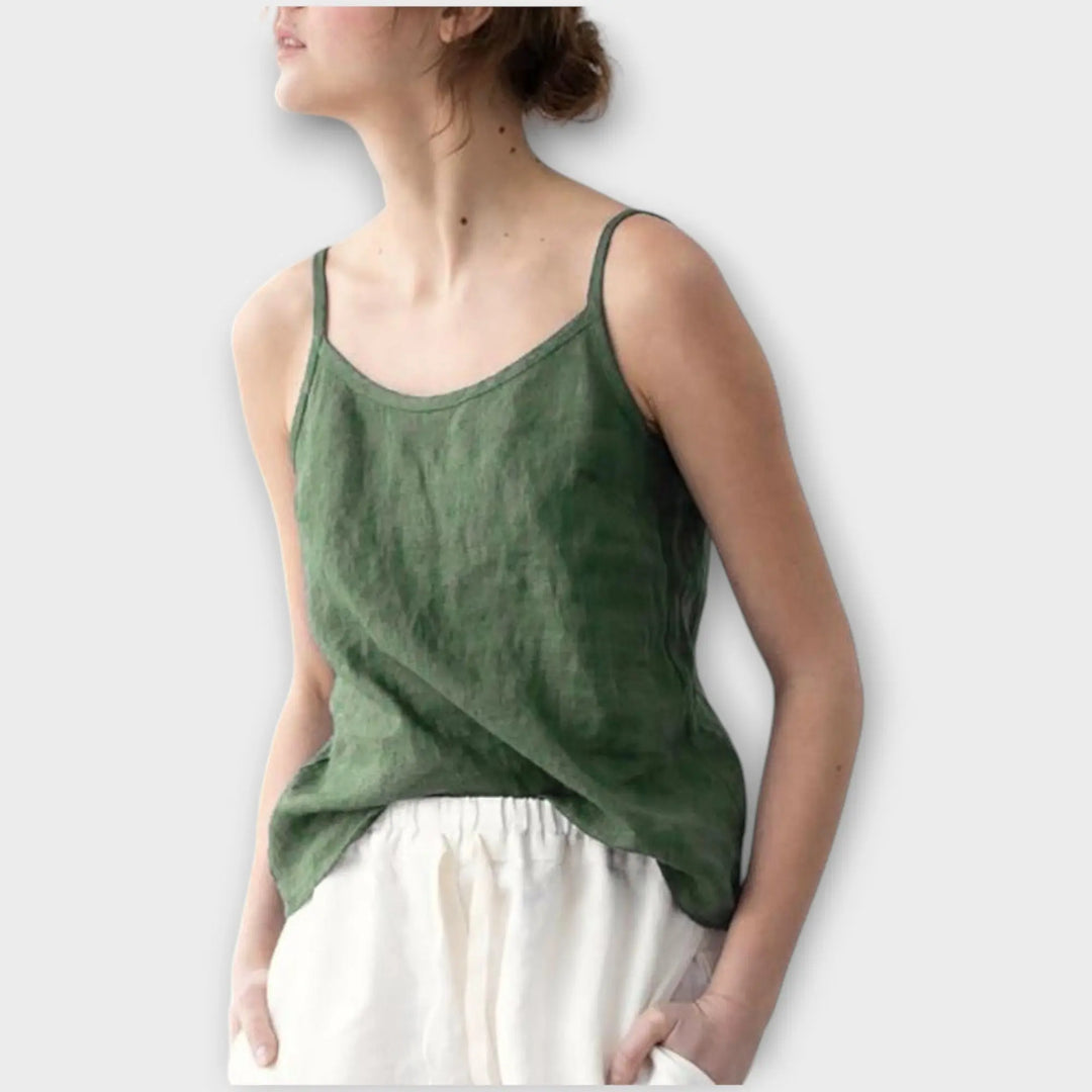 Pure Essence Linen Camisole Jasmine's Boutique Australia