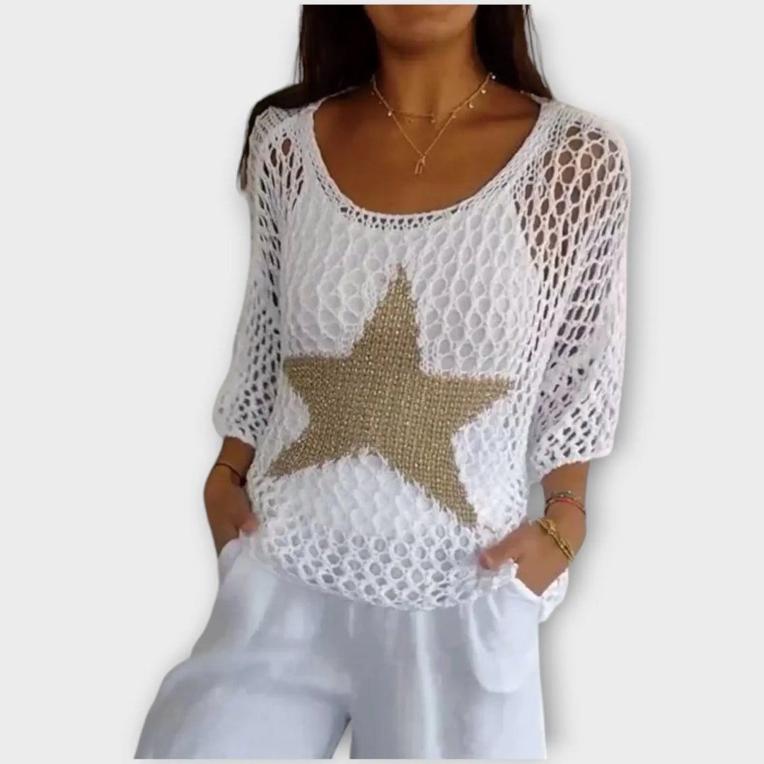 Starlight Open Knit Sweater Jasmine's Boutique Australia