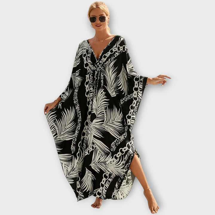 Tropical Chain Luxe Maxi Kaftan Jasmine's Boutique Australia