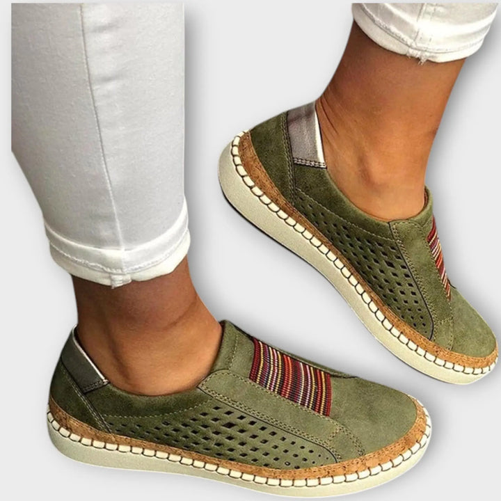 UrbanEase Perforated Slip-On Loafers Jasmine's Boutique Australia