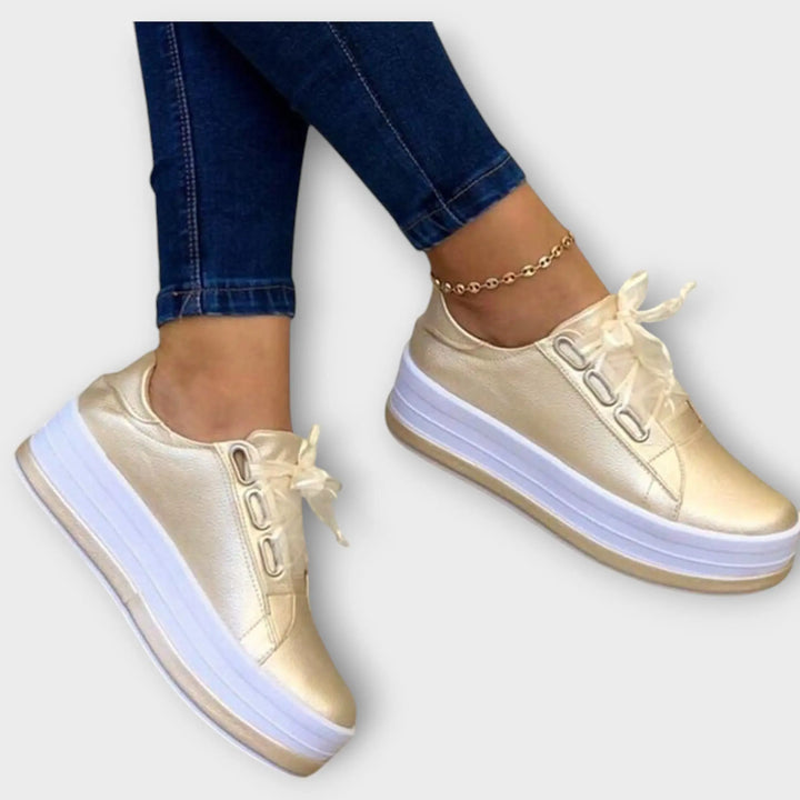 ShineLift Metallic Platform Sneakers Jasmine's Boutique Australia