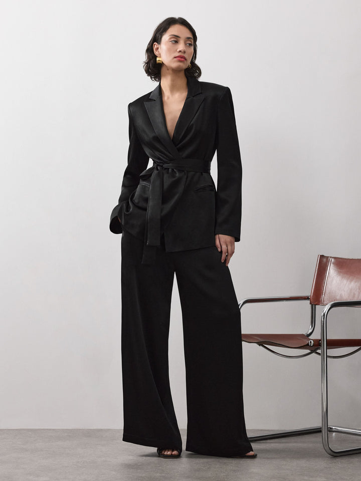 Ruby Satin Trouser  Liora Lane Boutique Trousers