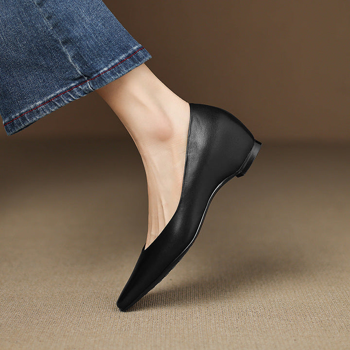 Oren Genuine Leather Flats  Liora Lane Boutique