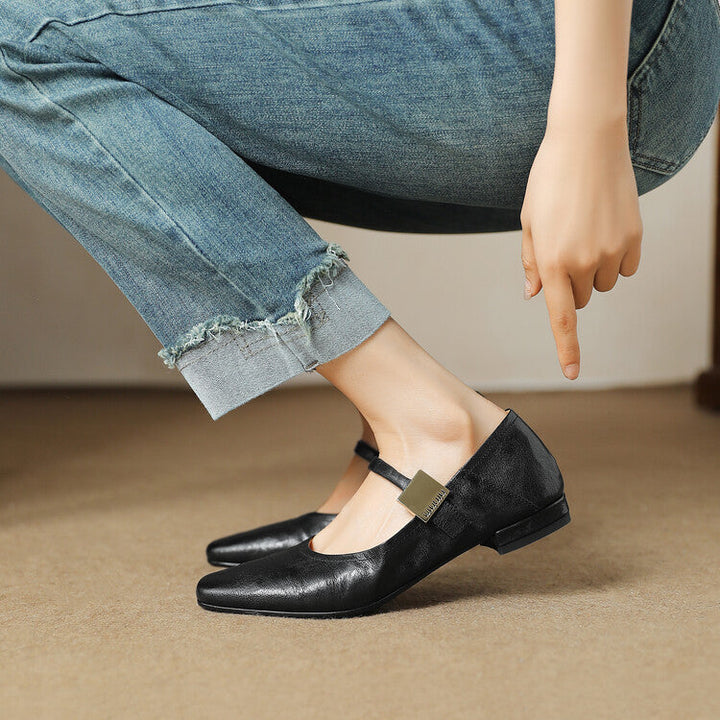 Melona Genuine Leather Pumps  Liora Lane Boutique