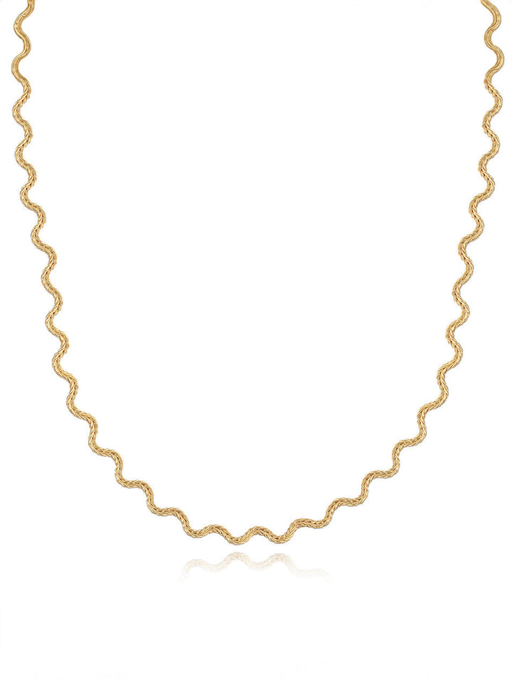 Wave Chain Necklace Jasmine's Boutique Australia
