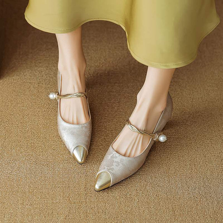 Savana Kitten Heels  Liora Lane Boutique