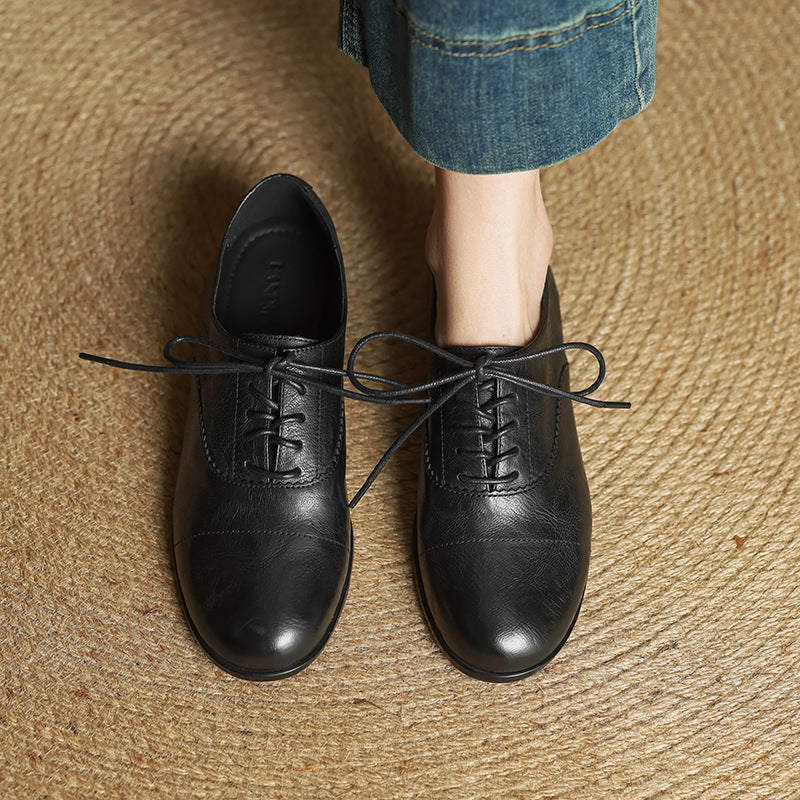 Delyra Genuine Leather Shoes  Liora Lane Boutique