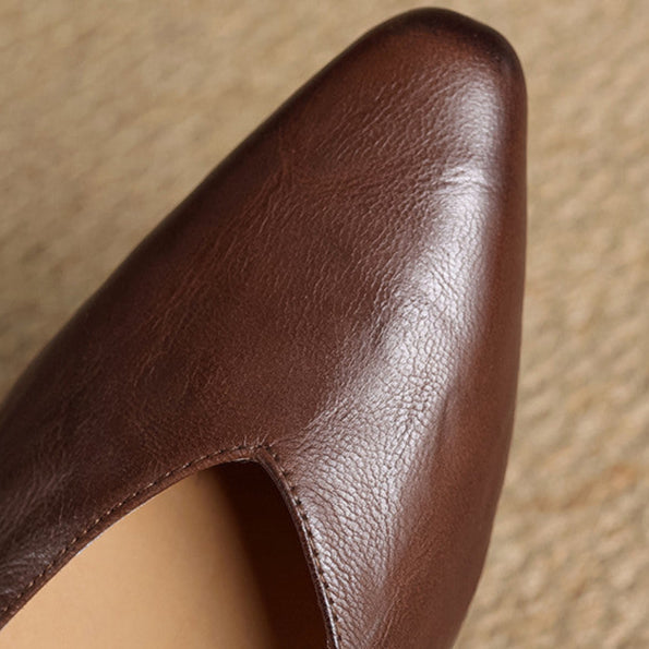 Valmir Genuine Leather Mules  Liora Lane Boutique