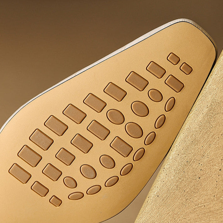 Celene Genuine Leather Heels  Liora Lane Boutique