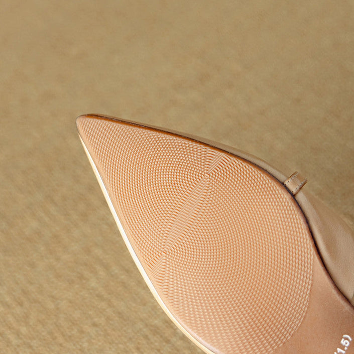 Dahlia Genuine Leather Heels  Liora Lane Boutique