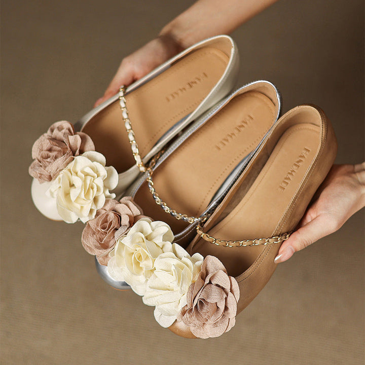 Fleur Genuine Leather Shoes  Liora Lane Boutique