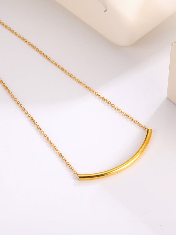 LUXE Curved Bar Necklace Jasmine's Boutique Australia