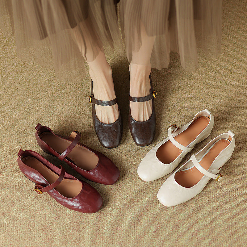 Bruna Genuine Leather Pumps  Liora Lane Boutique