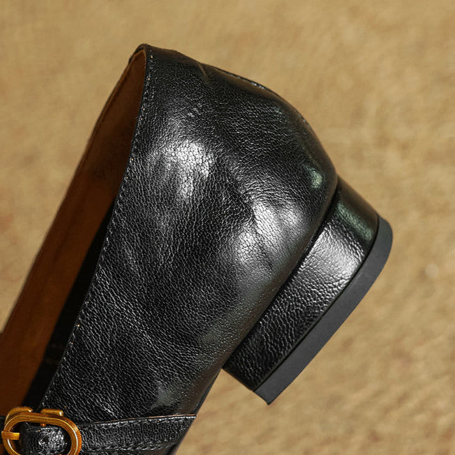 Merlot Genuine Leather Pumps  Liora Lane Boutique