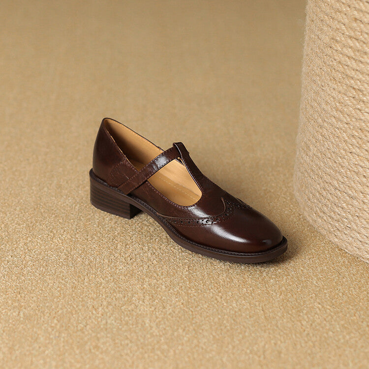 Myra Genuine Leather Shoes  Liora Lane Boutique