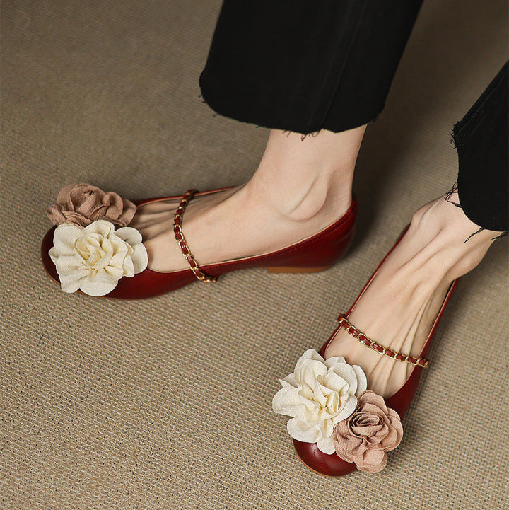 Fleur Genuine Leather Shoes  Liora Lane Boutique