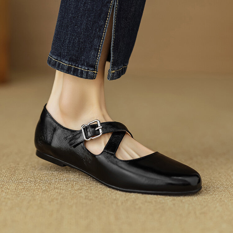 Nyra Genuine Leather Shoes  Liora Lane Boutique  Black / 9.5 109.99