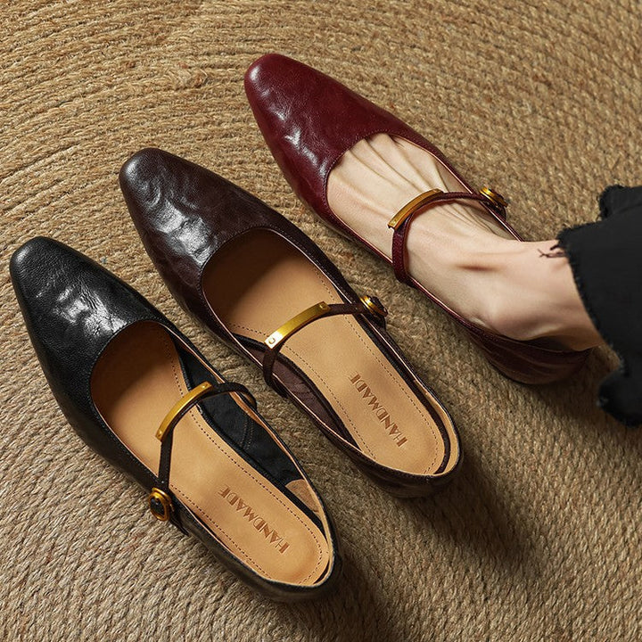 Merlot Genuine Leather Pumps  Liora Lane Boutique