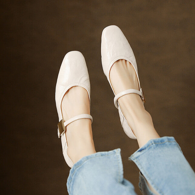 Melona Genuine Leather Pumps  Liora Lane Boutique