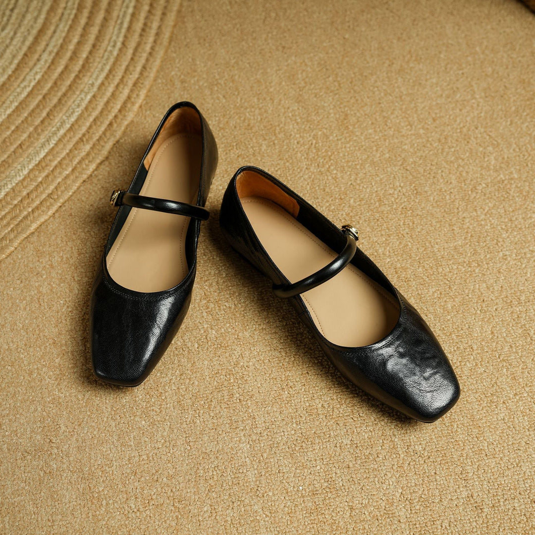 Islae Genuine Leather Flats  Liora Lane Boutique