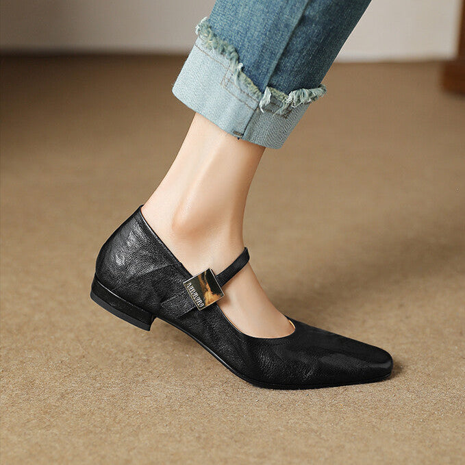 Melona Genuine Leather Pumps  Liora Lane Boutique