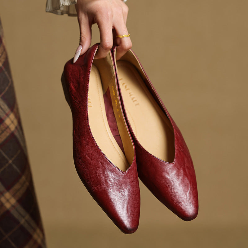 Valmir Genuine Leather Mules  Liora Lane Boutique