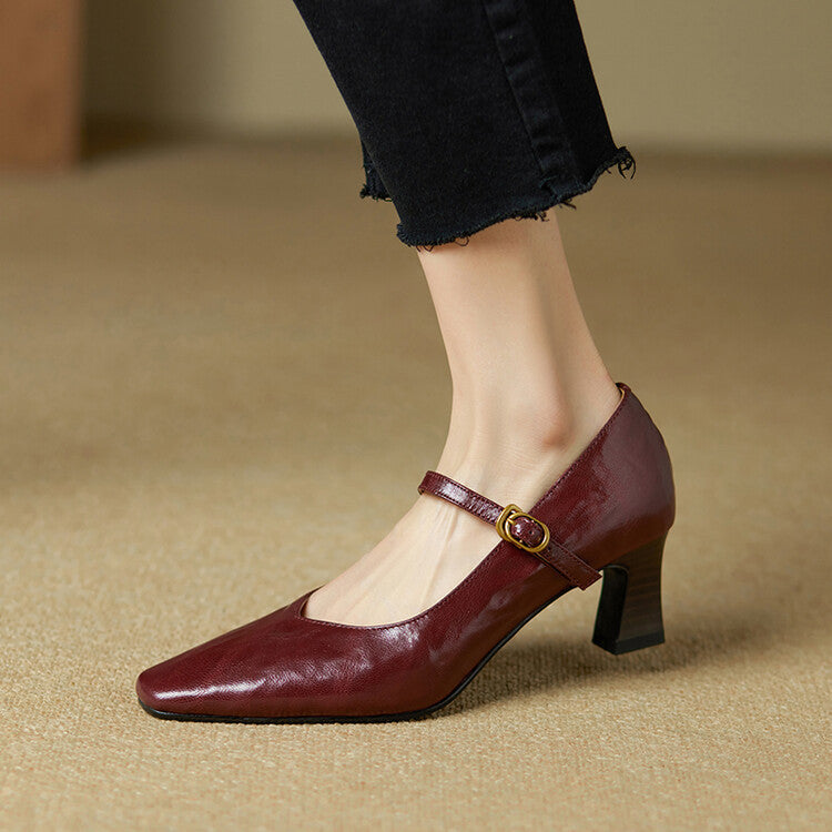 Estel Genuine Leather Heels  Liora Lane Boutique