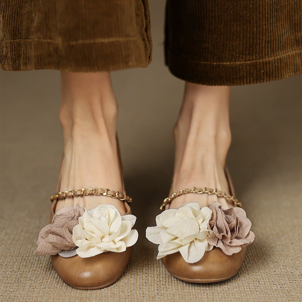 Fleur Genuine Leather Shoes  Liora Lane Boutique