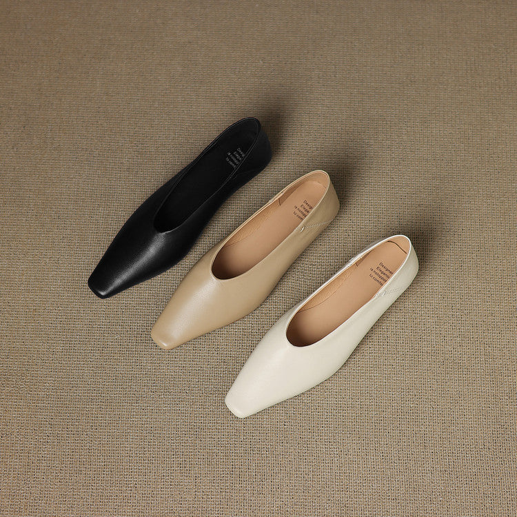 Emor Genuine Leather Flats  Liora Lane Boutique