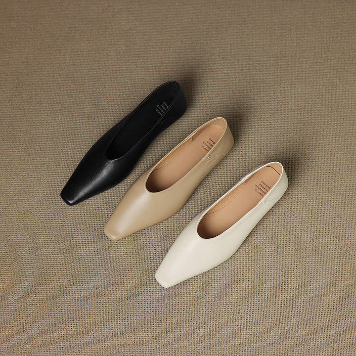 Emor Genuine Leather Flats  Liora Lane Boutique