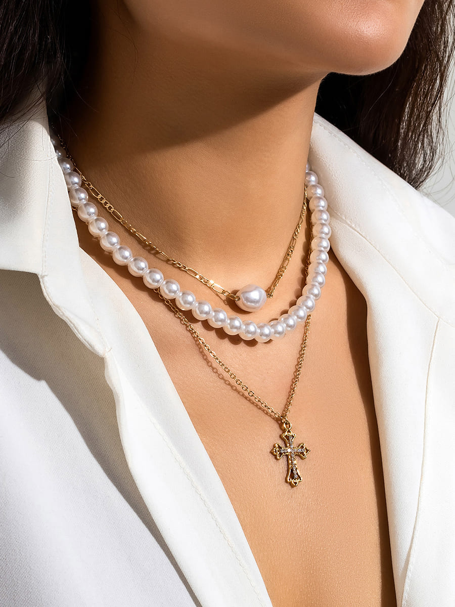 Multi-Layer Pearl Necklace Jasmine's Boutique Australia