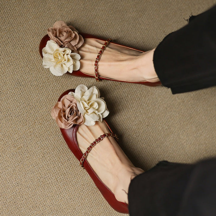 Fleur Genuine Leather Shoes  Liora Lane Boutique