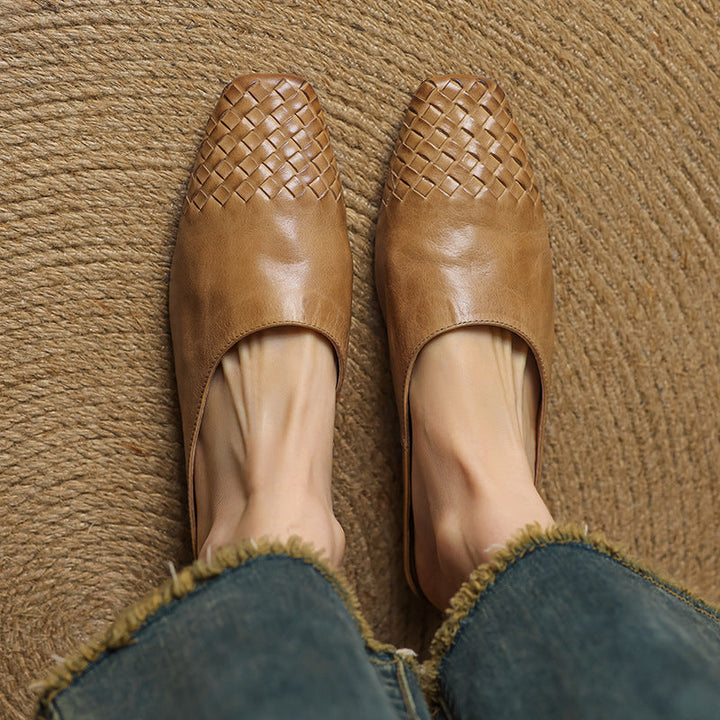Dalvi Genuine Leather Mules  Liora Lane Boutique