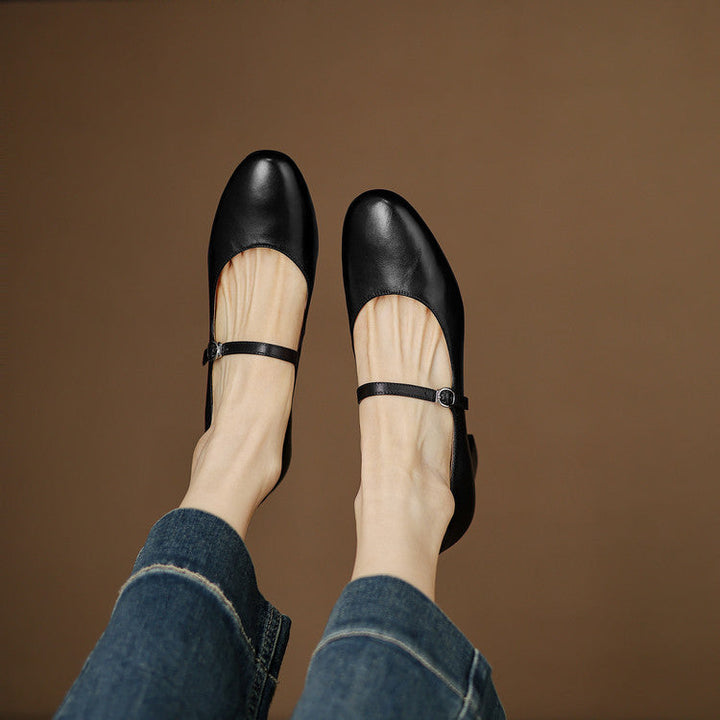 Cadrel Genuine Leather Pumps  Liora Lane Boutique