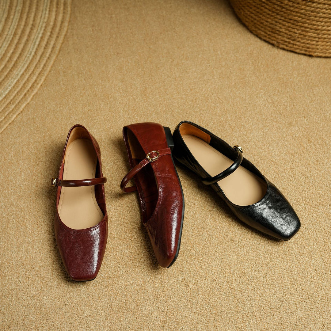 Islae Genuine Leather Flats  Liora Lane Boutique