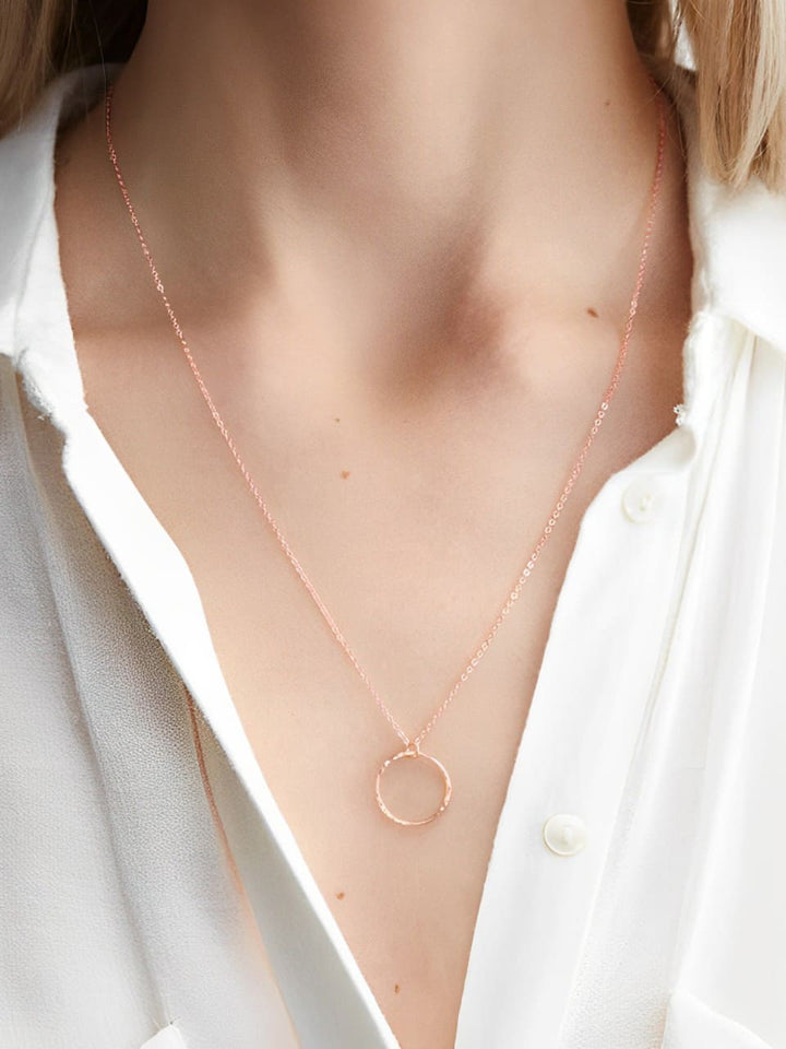 LUXE Organic Open Circle Necklace Jasmine's Boutique Australia