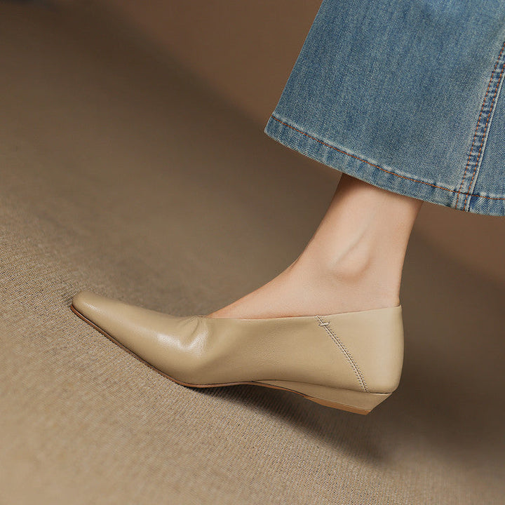 Emor Genuine Leather Flats  Liora Lane Boutique