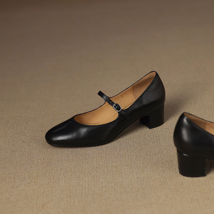 Cadrel Genuine Leather Pumps  Liora Lane Boutique