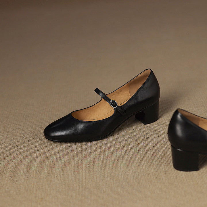 Cadrel Genuine Leather Pumps  Liora Lane Boutique