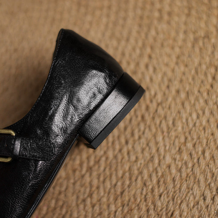 Elva Genuine Leather Shoes  Liora Lane Boutique