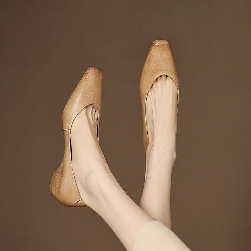 Oren Genuine Leather Flats  Liora Lane Boutique