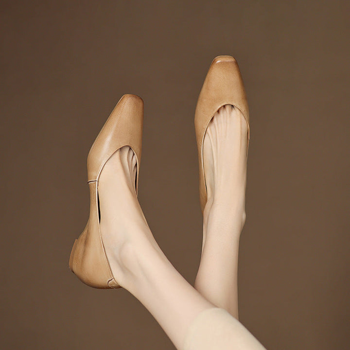 Oren Genuine Leather Flats  Liora Lane Boutique